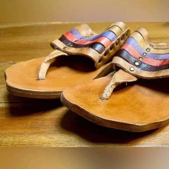 Bed Stü | Nemesis | Leather Thong Sandals | Women’s Size 6 - Picture 3 of 6